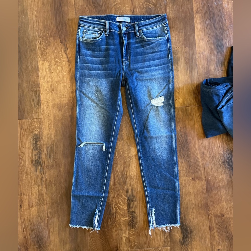 Women's Distressed Flying Monkey Jeans